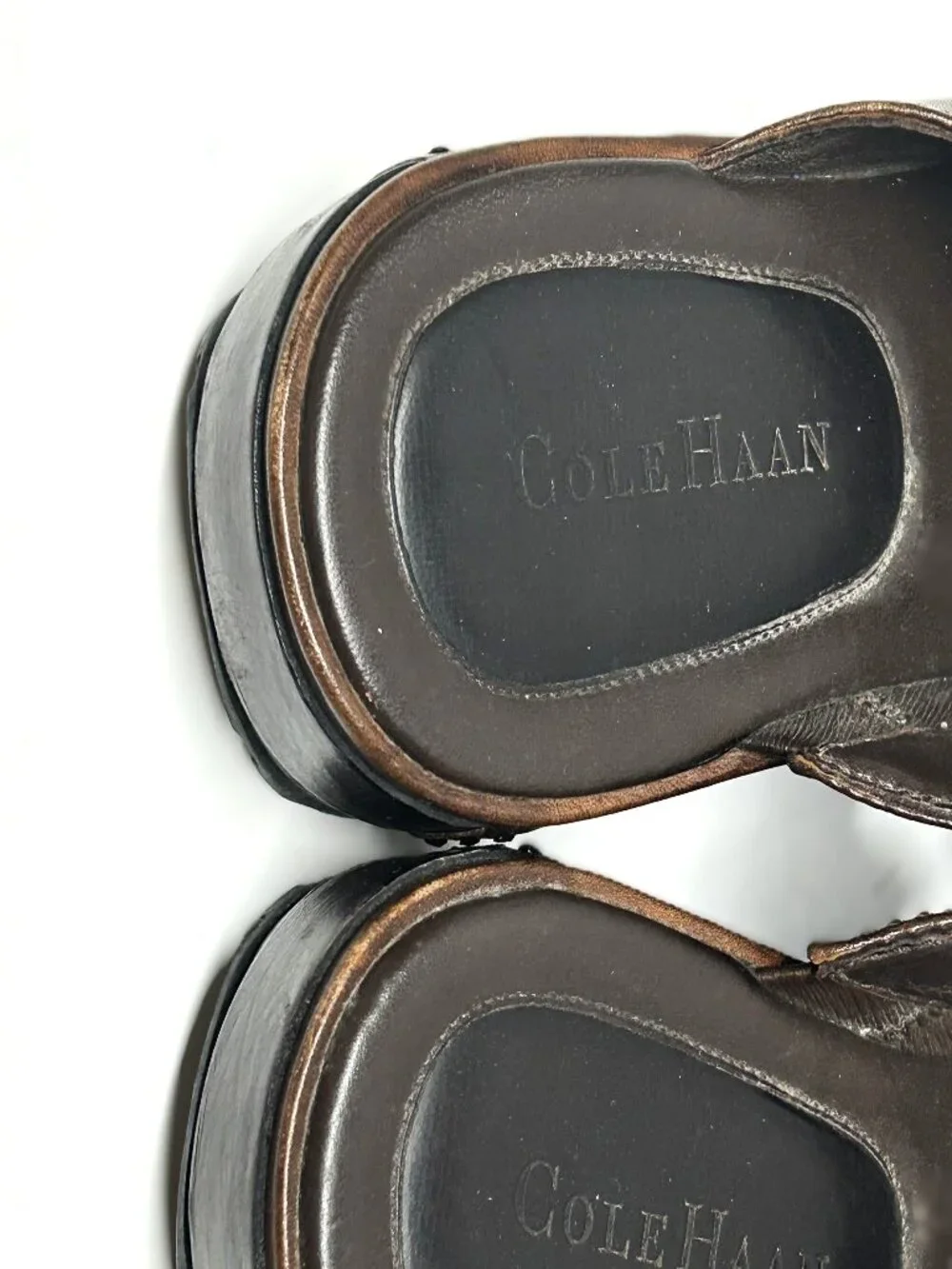 Cole Haan brown leather sandals sz 8.5